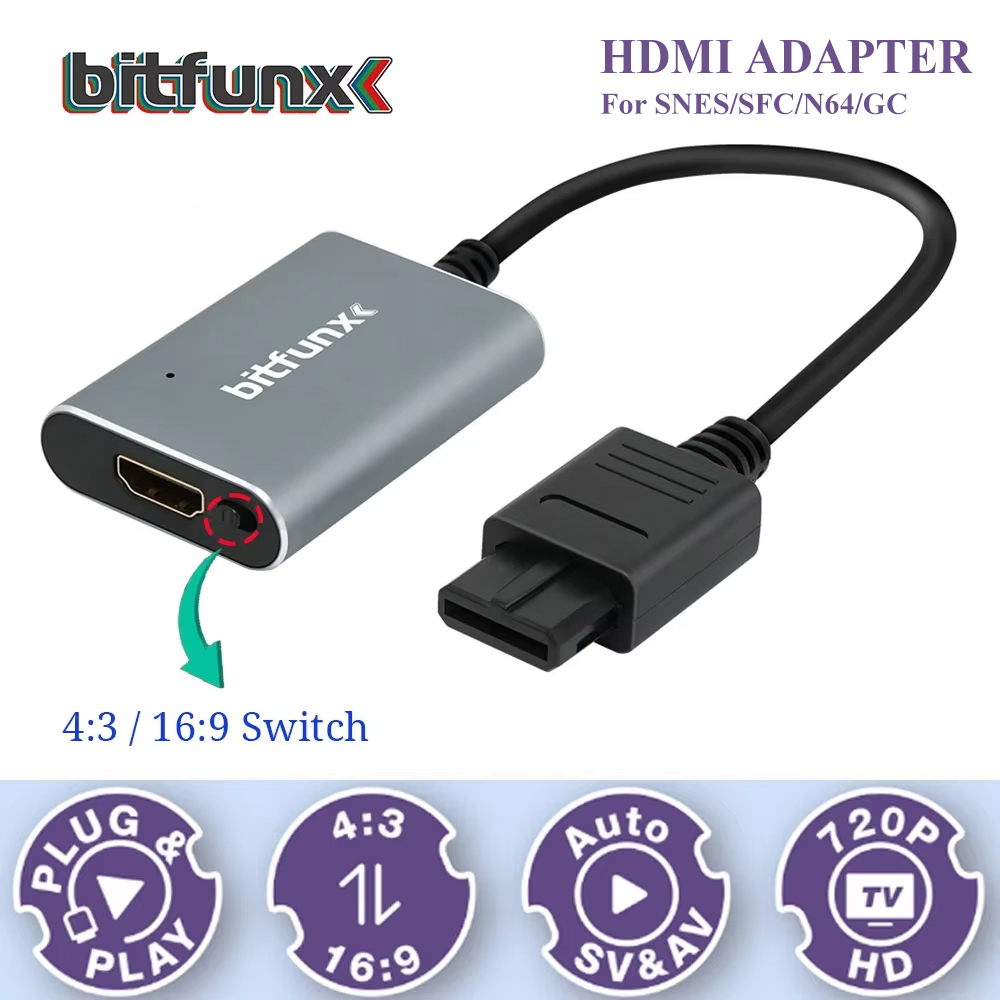 Gaming Console Tv - Bitfunx 720P Svideo / AV -