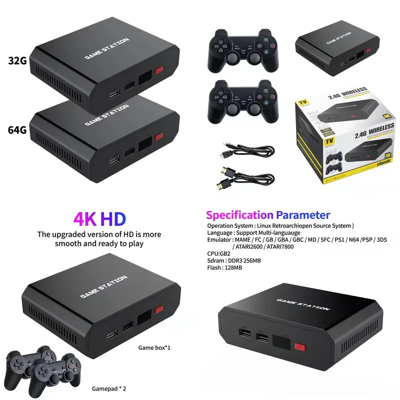 Gaming Console Video - M8plus HD Video Oyun Konsolu Kutusu