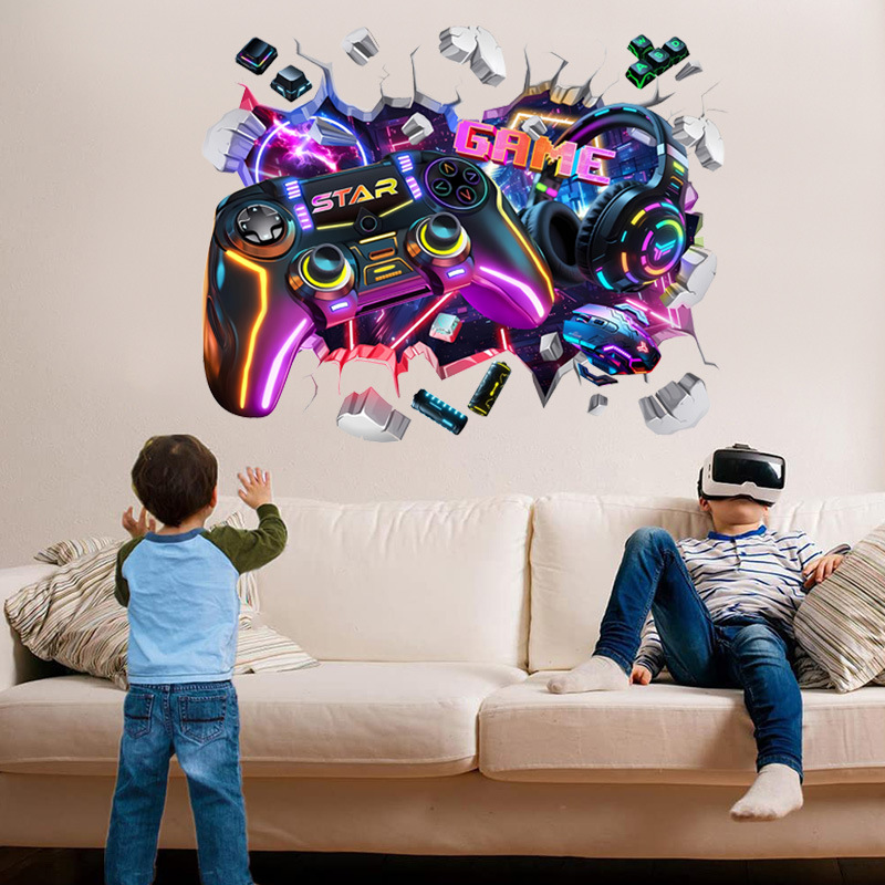 Gaming Console Wallpaper - Büyük Serin Oyun Kumandası Graffiti Duvar
