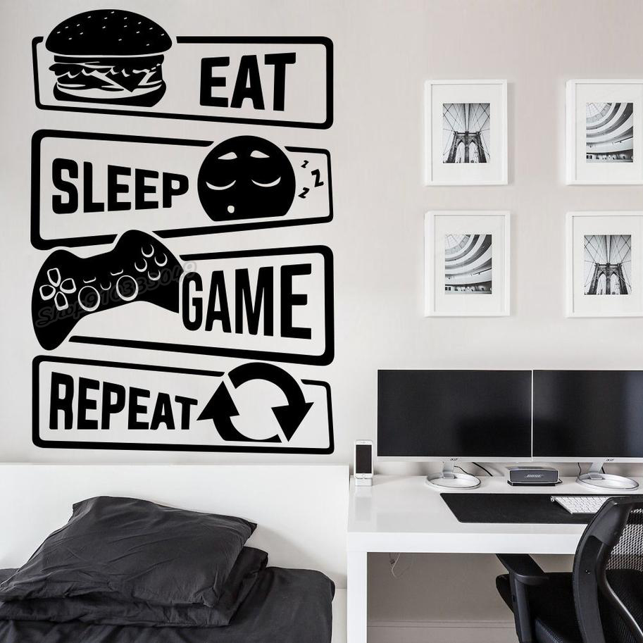 Gaming Console Wallpaper - Yiyin uyku oyun tekrar oyun duvar