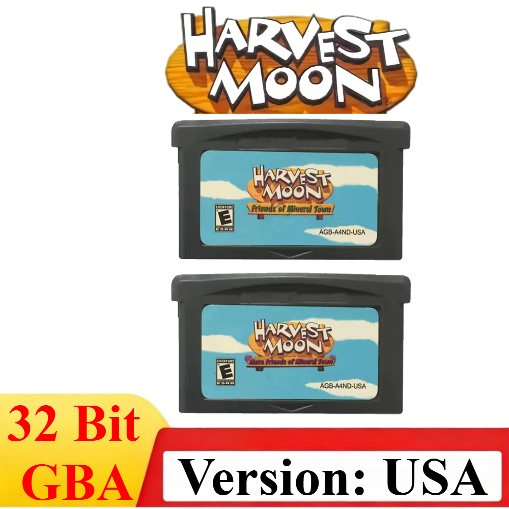 Gaming Console Video - GBA/SP/DS ABD Harvest Moon GBA Oyun