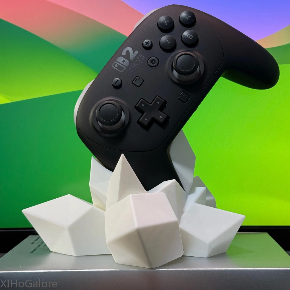 Controller Stand Holder - 3D Baskılı Kristal Oyun Kumandası Standı