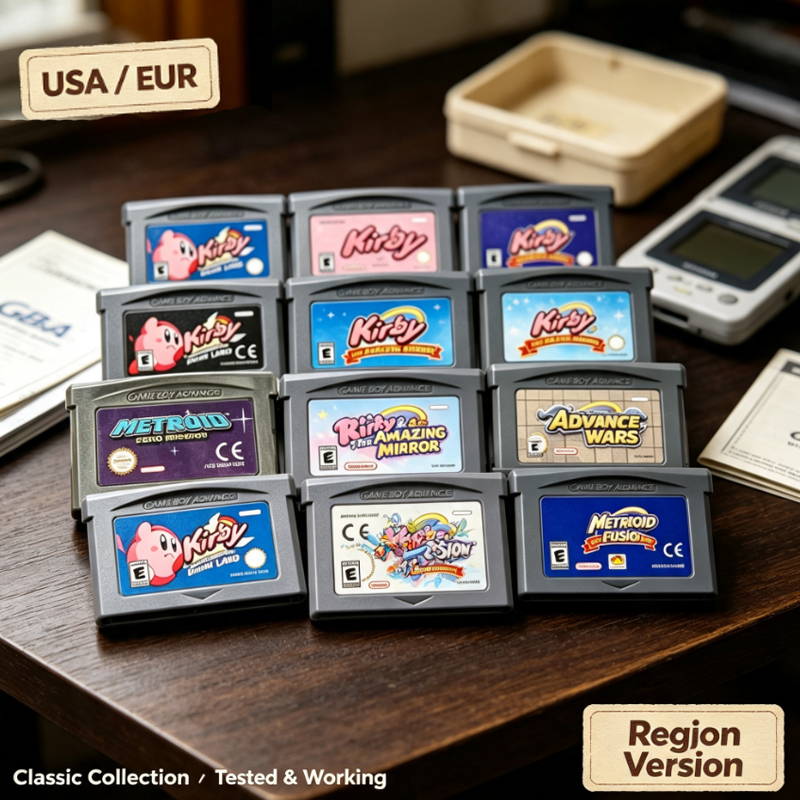 Gaming Console Video - Kirby 32-Bit Oyun Kartı GBA Oyun