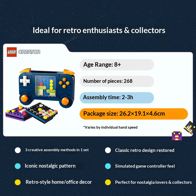 LEGO Creator 3in1 Yapı Taşları - Gaming Console Setup incelemesi ve fiyatı