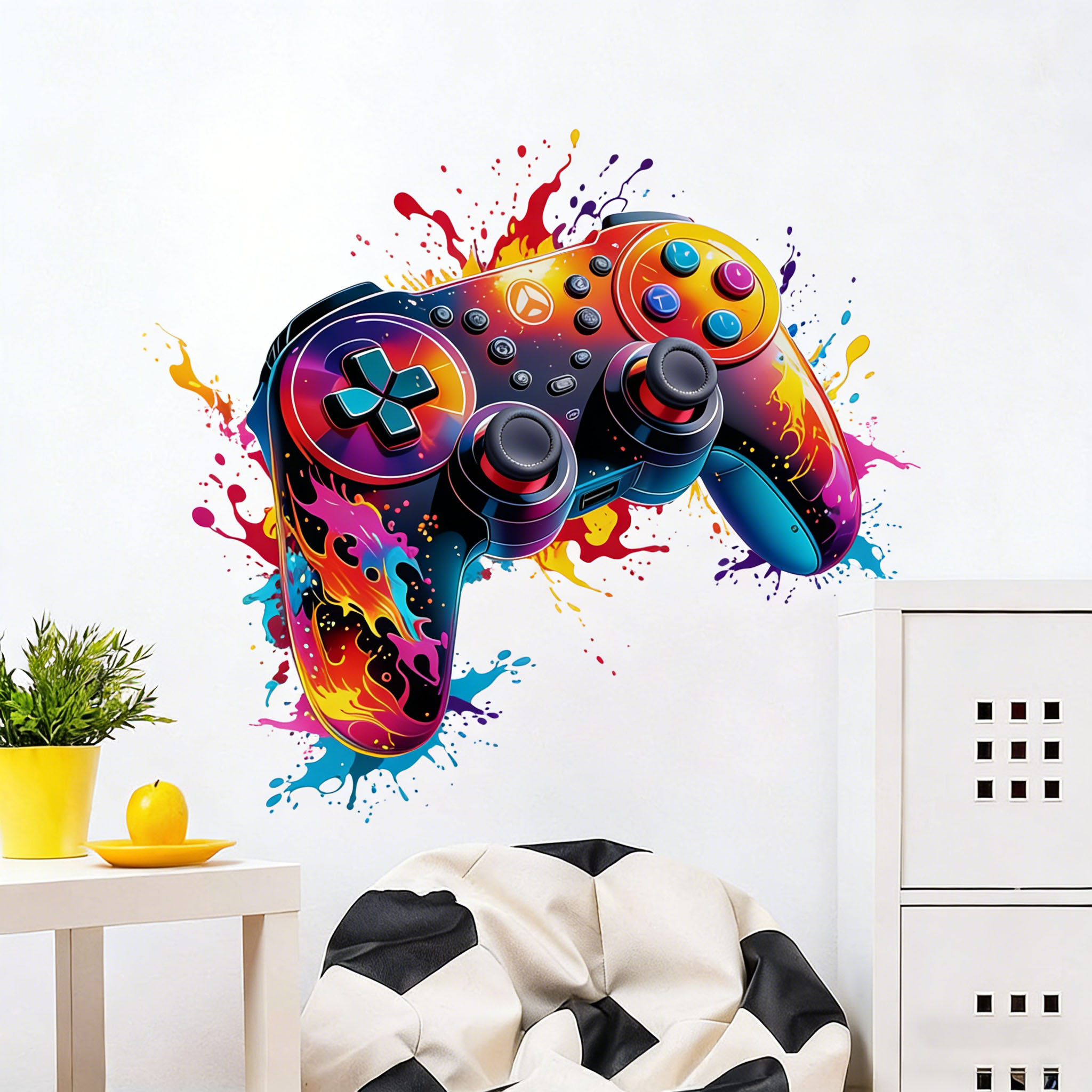 Kırmızı Alev Oyun Kumandası Du - Gaming Console Wallpaper incelemesi ve fiyatı