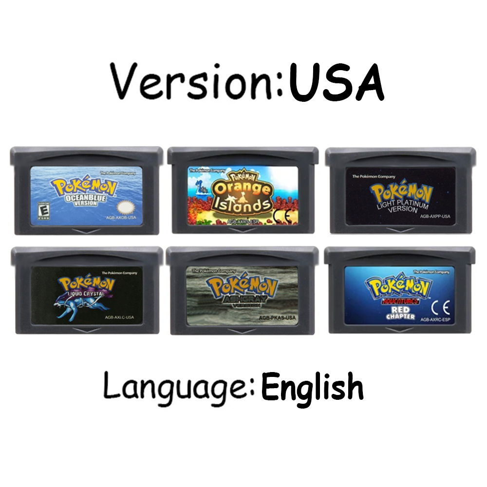 GBA Pokemon Serisi Oyun Kartuş - Gaming Console Video incelemesi ve fiyatı