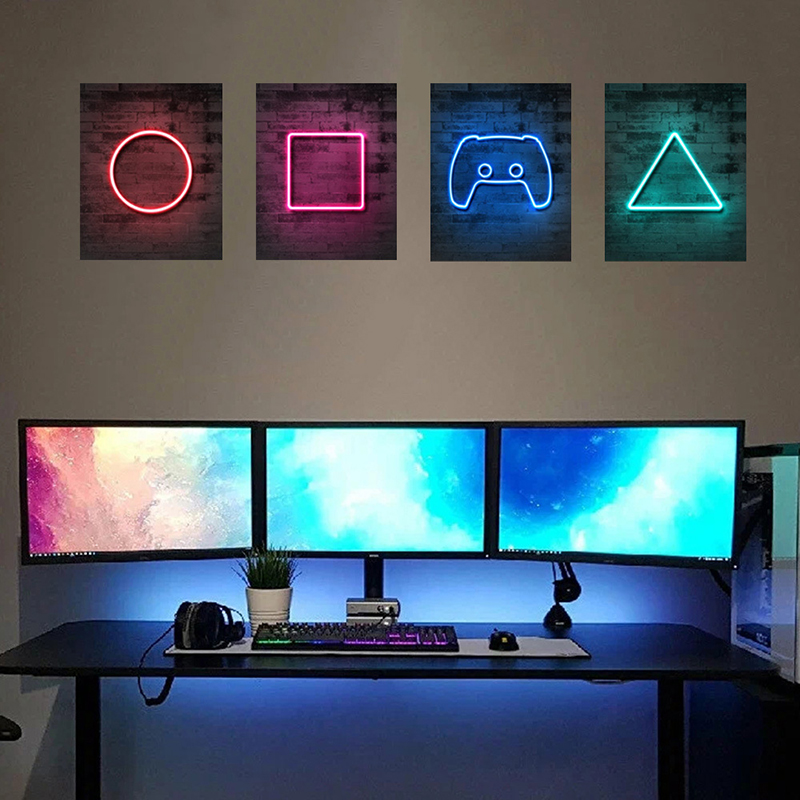 4 adet çocuk oyun odası oyun d - Gaming Console Wallpaper incelemesi ve fiyatı