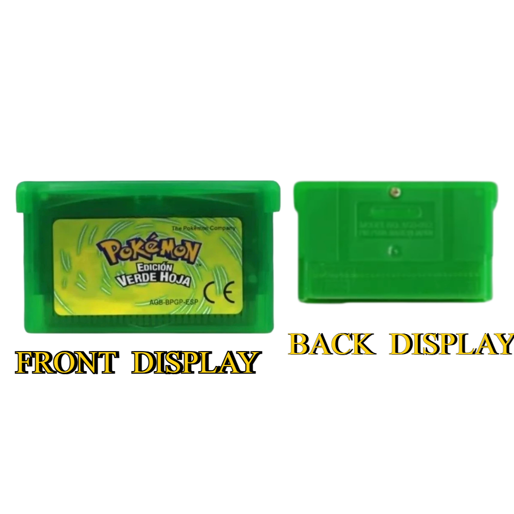 España GBA Oyunu Pokemon Seris - Gaming Console Video incelemesi ve fiyatı