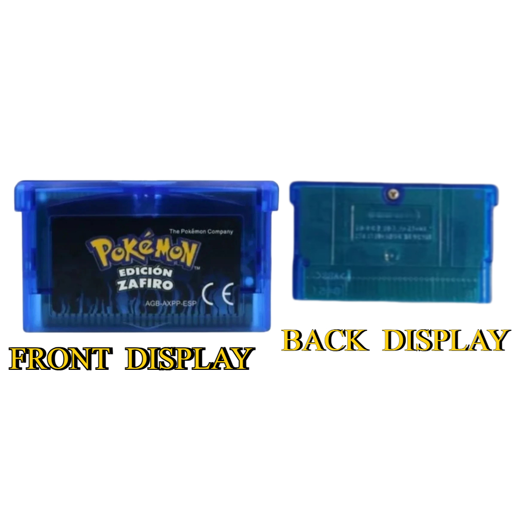 España GBA Oyunu Pokemon Seris - Gaming Console Video incelemesi ve fiyatı
