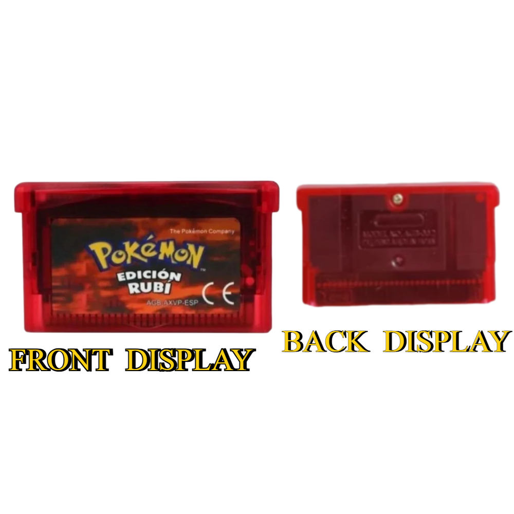 España GBA Oyunu Pokemon Seris - Gaming Console Video incelemesi ve fiyatı